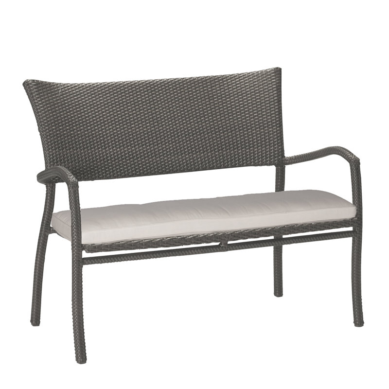 Skye Wicker Garden Bench