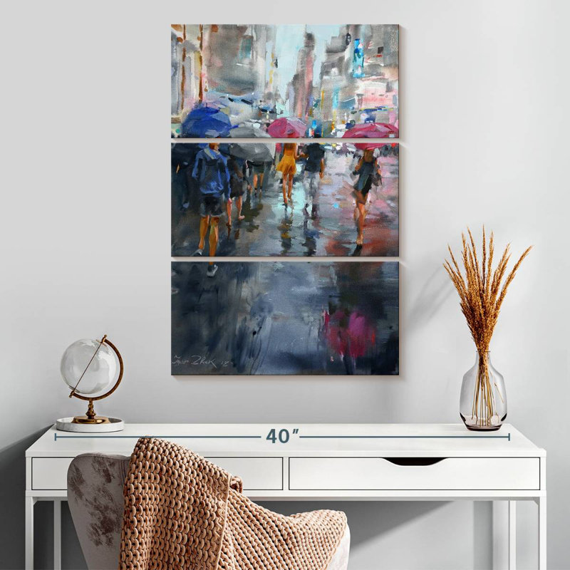 Sireci It's Raining, 32" H x 20" W