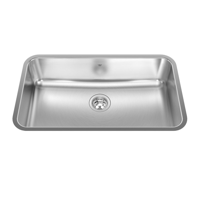 30.75'' L Single Bowl Stainless Steel Kitchen Sink