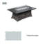 27'' H x 71'' W Propane Outdoor Fire Pit Table-132135062