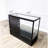 Black Aluminum Showcase Full Vision 48 Inch Frame Shelf Retail Store Display Cabinet