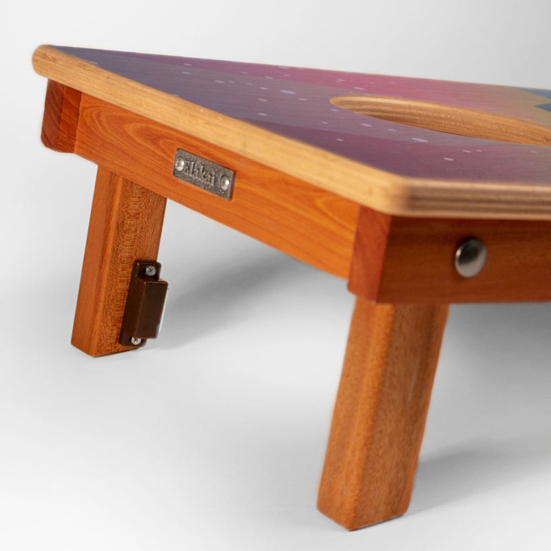 Planches de cornhole de voyage compactes 1 pi x 2 pi Aurora