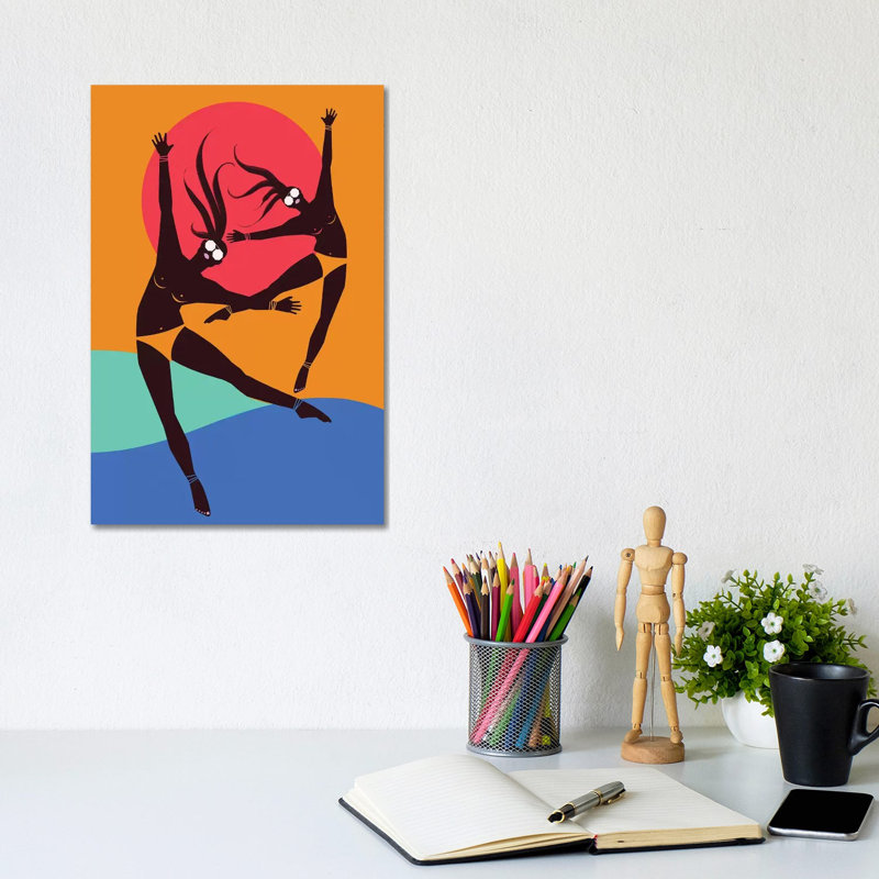 It’s a Vibe 1 Piece Wall Art on Canvas, 30.48cm H x 20.32cm W x 1.91cm D, Wrapped Canvas