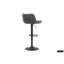 Bueche Swivel Upholstered Faux Leather Adjustable Height Bar Stool with Steel Frame-900145409