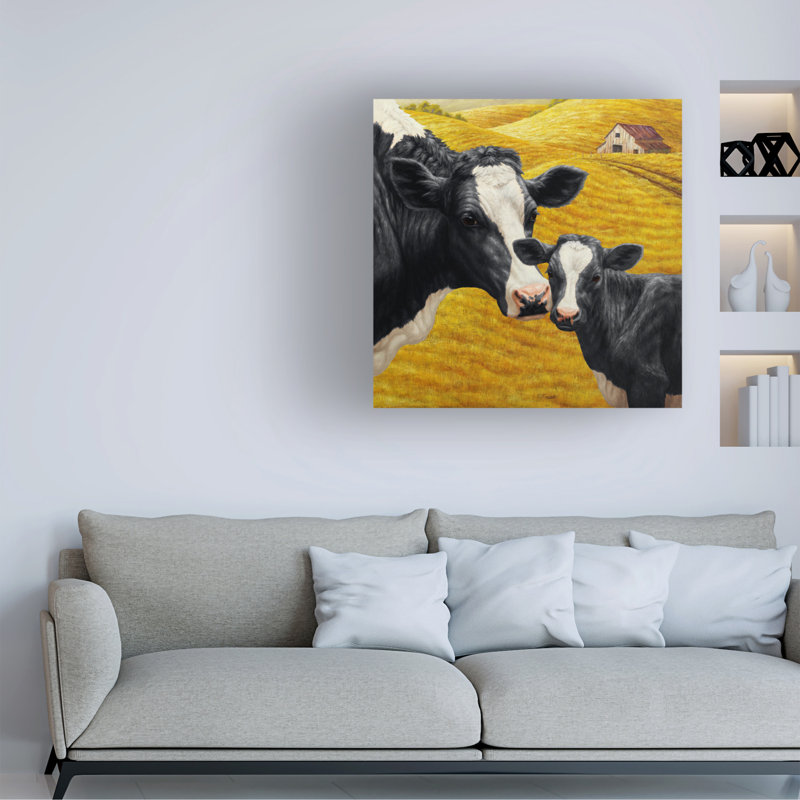 Art sur toile Crista Forest Holstein, H 14 po x l 14 po