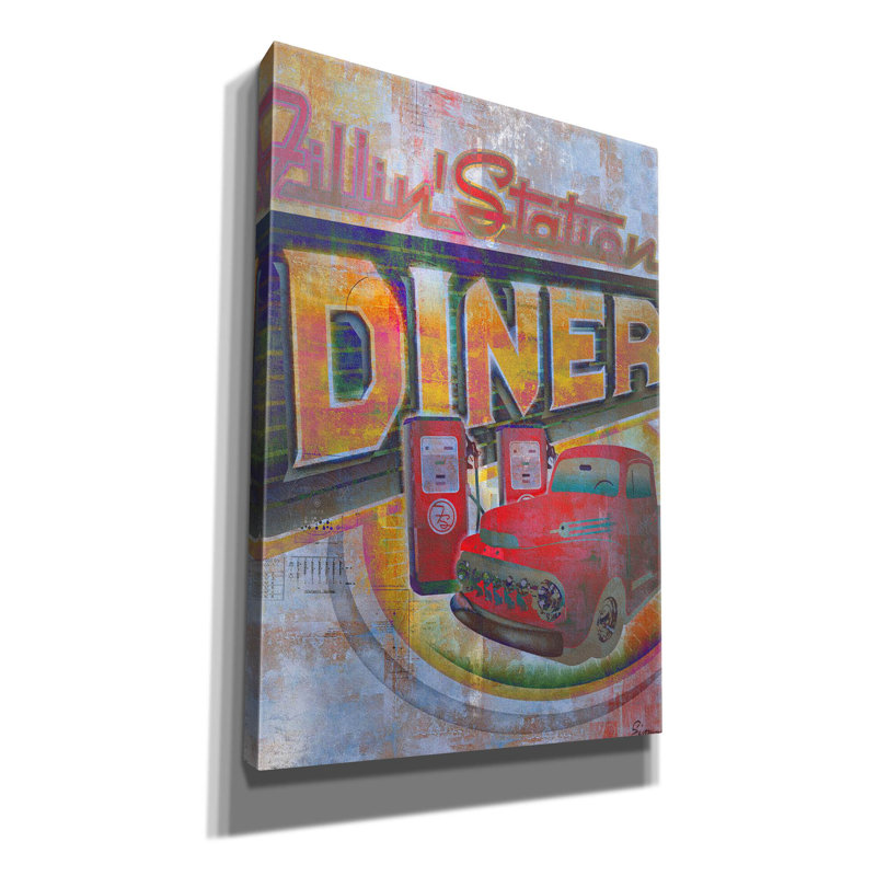 " Fillin Station " by Greg Simanson, 26" H x 18" W x 0.75" D