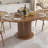 43-59" Extendable Round Dining Table For 4-6 People, Farmhouse Kitchen Table-1695058137