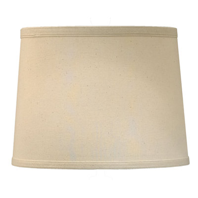 9 in. H x 12 in. W Linen Drum Lamp Shade