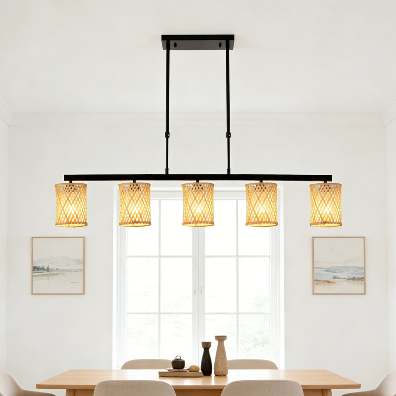 5 - Light Natural Kitchen Island Pendant