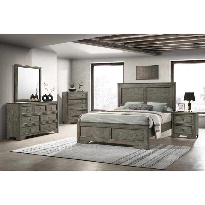 Antique Gray Dresser