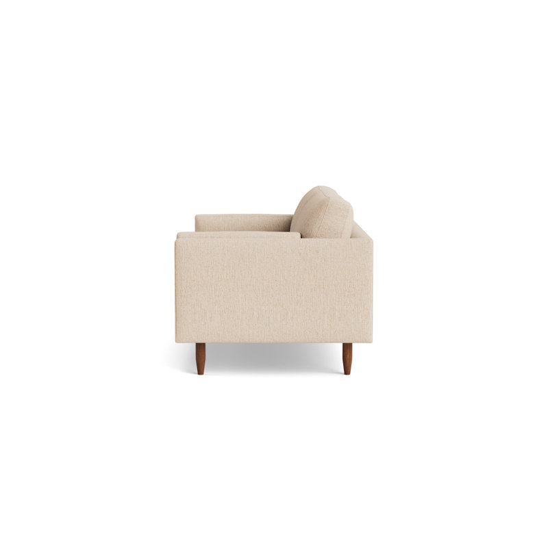 Skinny Fat Loveseat (70"), Performance Weave - Tan