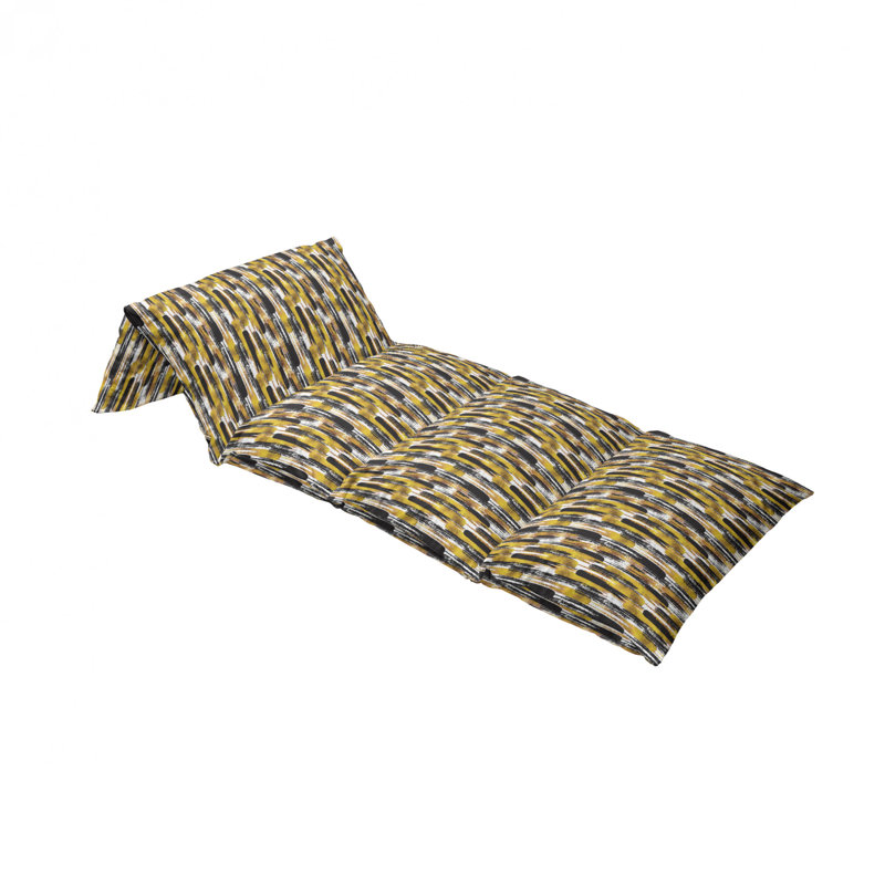 Housse de coussin d'extérieur Watercolored, H 2 po x l 27 po x P 88 po