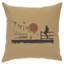 Coussin Wooded River Image - Welcome Ranch - Lin gris-873305739