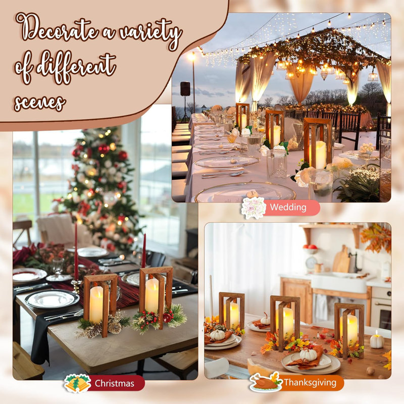 Wedding Centerpieces For Tables Foldable Wooden Candle Holders For Tables Centerpieces For Wedding Reception