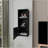 Black Wall Cabinet With One Door