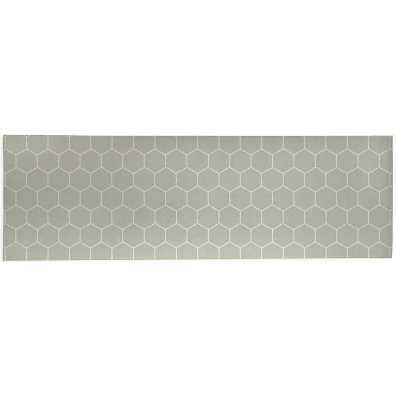 Comb Non-Slip Outdoor Rug, Runner 2'6" x 8'