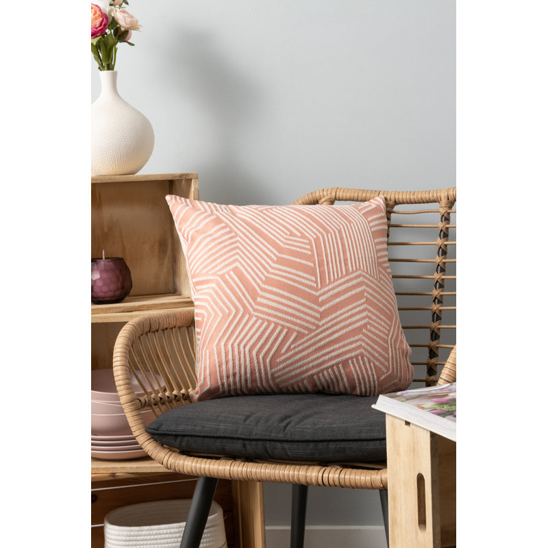 Blaseio Geometric Square Cushion, Spice