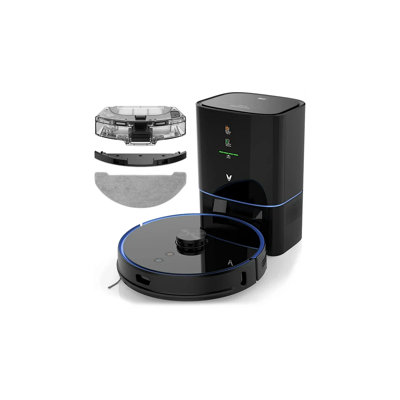 Robot aspirateur intelligent VIOMI S9 avec auto-vidange automatique et Alexa, noir