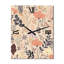 Horloge murale rétro Vintage Wildflores In Retro Pastel II - Abstract Botanicals-99633746