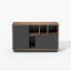 Armoire de rangement moderne avec tiroir, tablettes réglables et rangement ouvert pour bureau personnel C 39 po-500509732