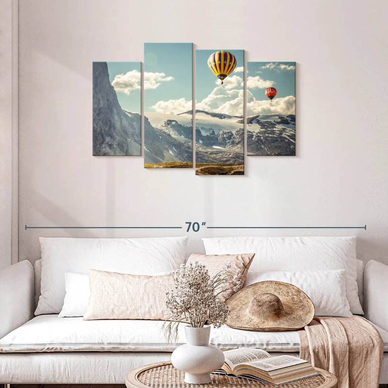 Hot Air Balloon Journey, H 27 po x l 43 po