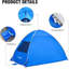 Tente de plage portative et parasol portable pour 3-4 personnes | Idée de cadeau