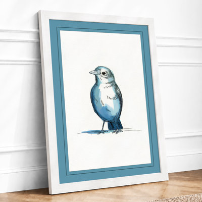Study of a Small Bird Botanical - Framed Print