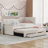 Versatile Upholstered Daybed with Trundle and Multiple Drawers for All Spaces-566625870-566625868