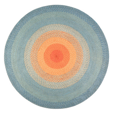 Round Taos Jute / Sisal Hand Woven Area Rug