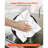 White Microfiber Cleaning Cloth 12x12 in Premium Microfiber Towels