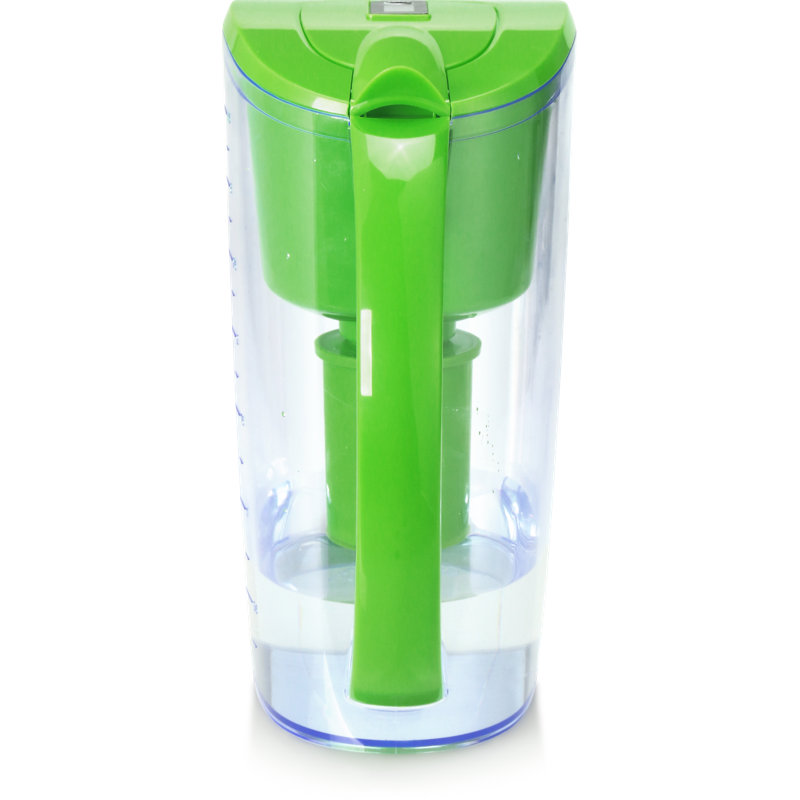 Blue Water Pitcher With Filter, Green