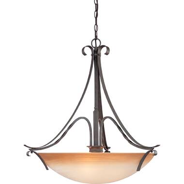 Metropolitan N6242-355 5 Light Pendant Zaragoza Golden Bronze