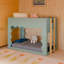 Lido Wave Convertible Low Loft Twin Bed-1731730837