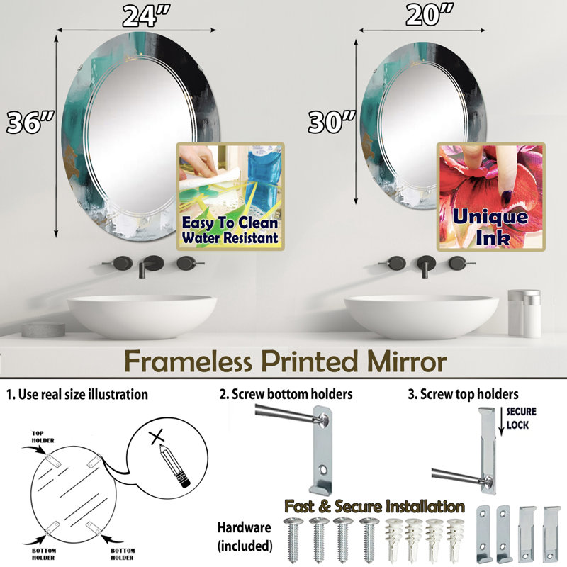 Miroir Brookisle, 30 po x 20 po