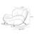 Lazy Sofa Snail Rocking Chair Modern Rocking Chair-101409965