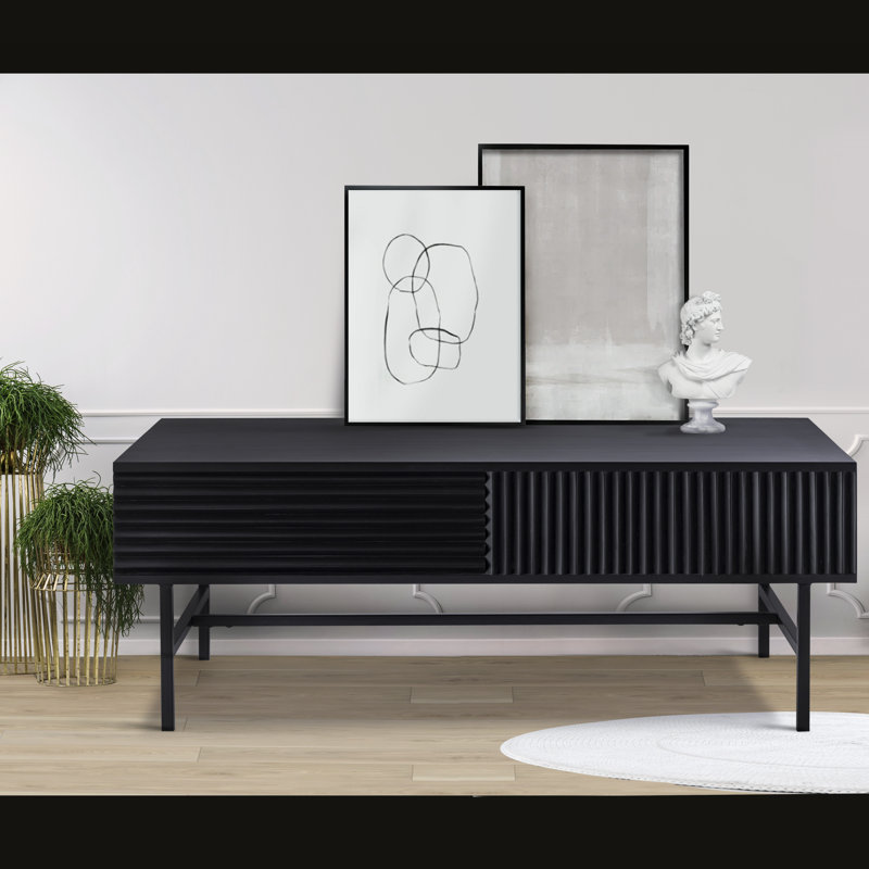 Animas Black Finished Coffee Table