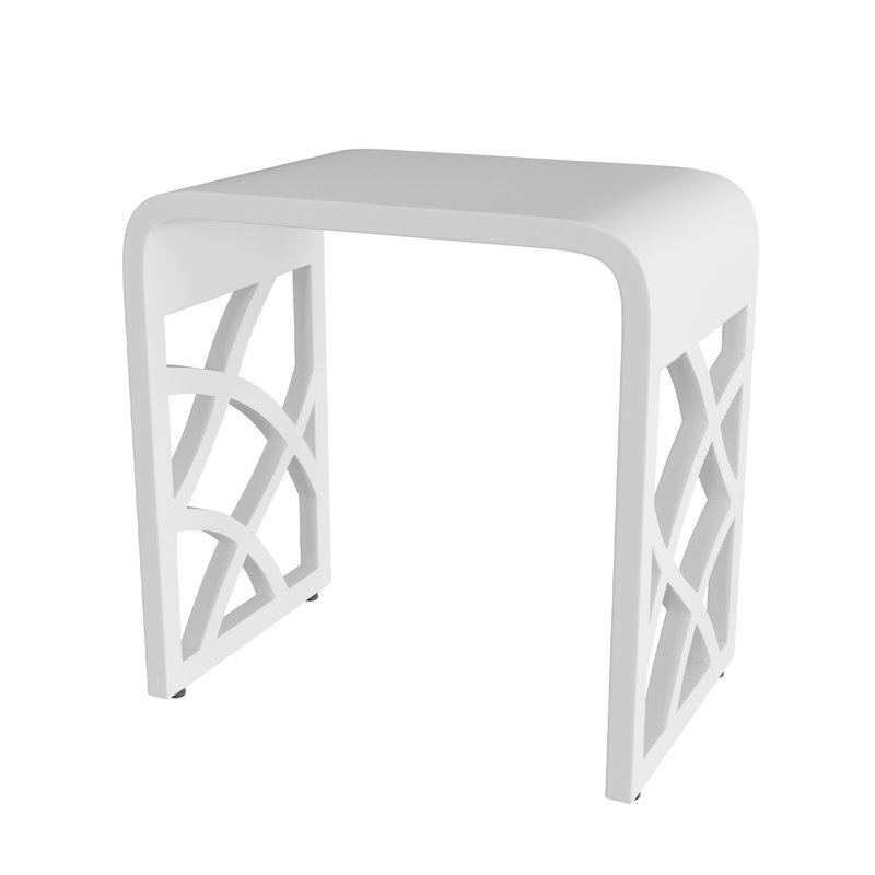DAX Solid Surface Shower Stool