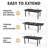 82.8"L X 33.7’‘W Extendable Patio Dining Table