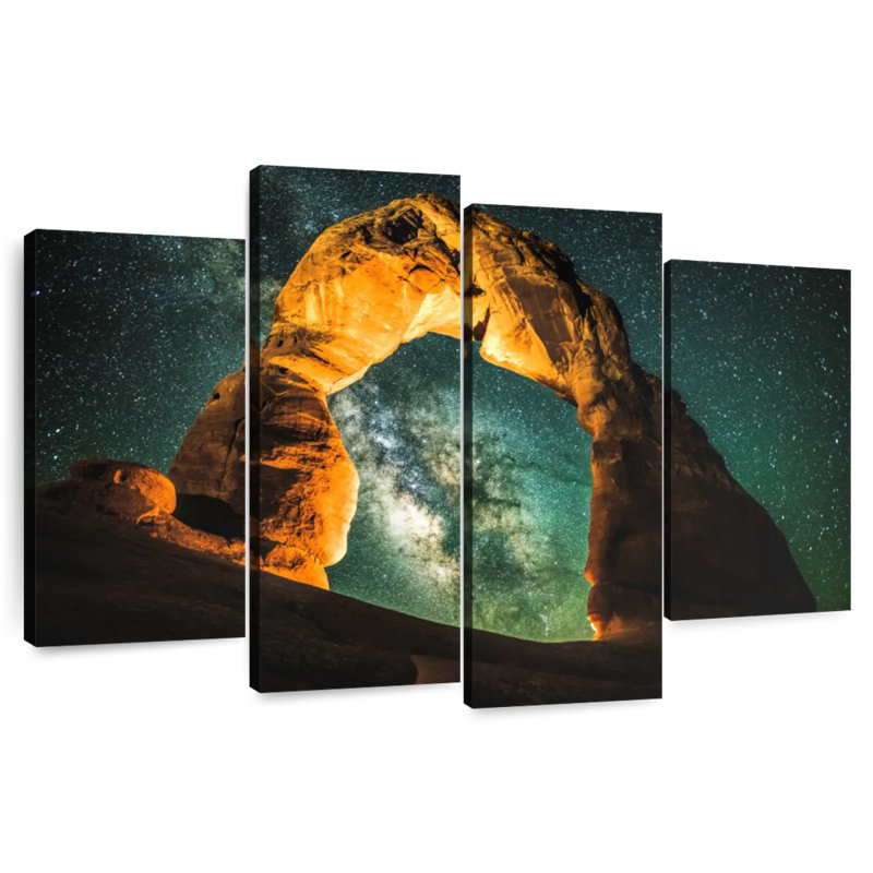 Oberle Delicate Arch Starry Night, 32" H x 52" W