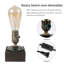E27 Lampe de bureau rétro Steampunk