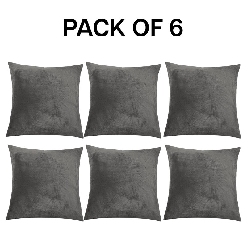 Square Cushion Cover, Grey