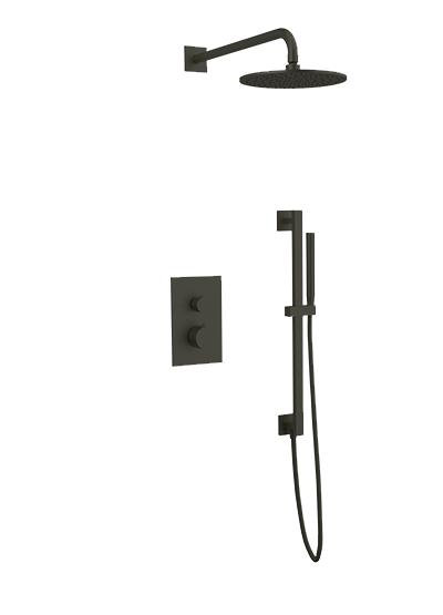 Otella Complete Shower System, Black