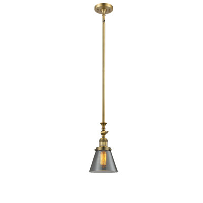 Luminaire suspendu conique 1 lumière