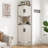 68"H Accent Cabinet, Corner Cabinet With Adjustable And Removable Shelves-1368435339