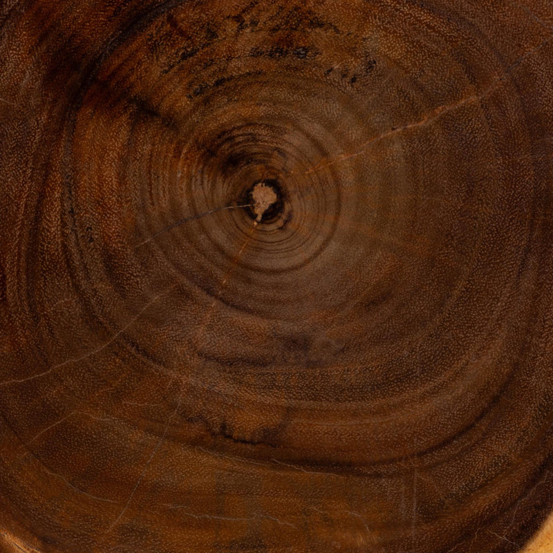 Table d'appoint en bois sculpté à la main Bali & Pari Kaseko