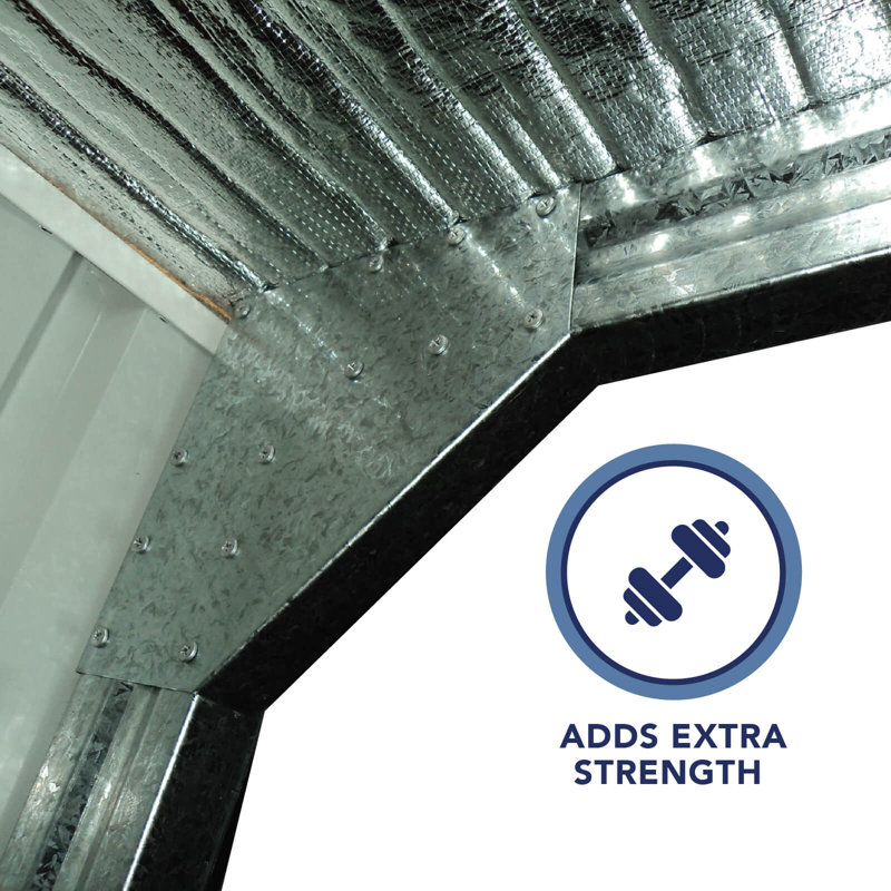 Absco Silver Galvanized Steel Snow Support Frame Kit