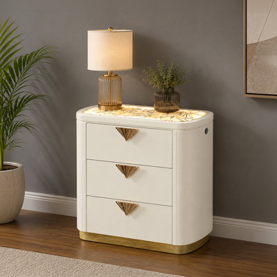Zimran 3-Drawer Nightstand