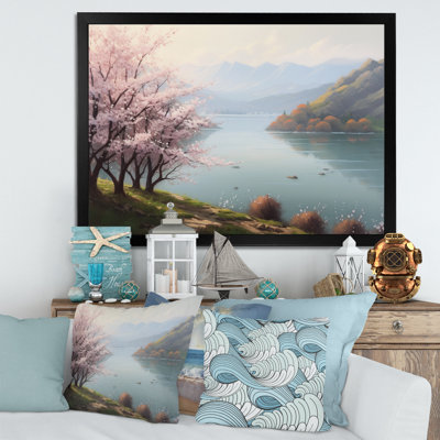 «Kerolos Cherry Blossom Trees» par The Water V sur toile