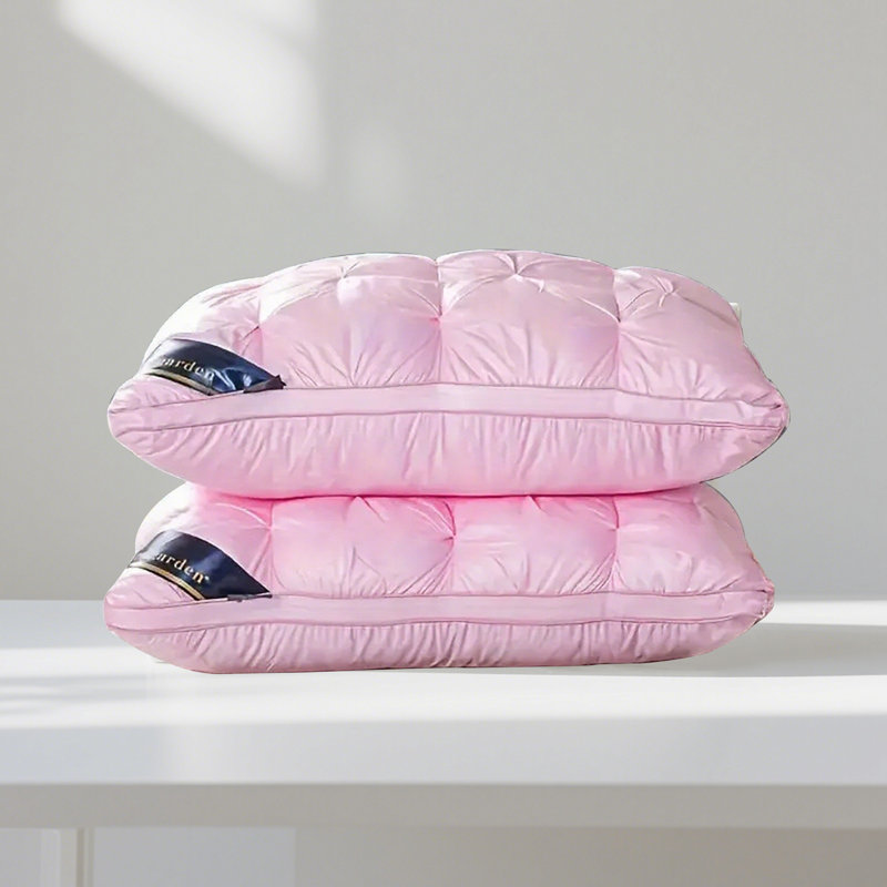 Coussin à pain 3D, doux et confortable, cadeau de qualité hôtelière (2 pièces), Rose