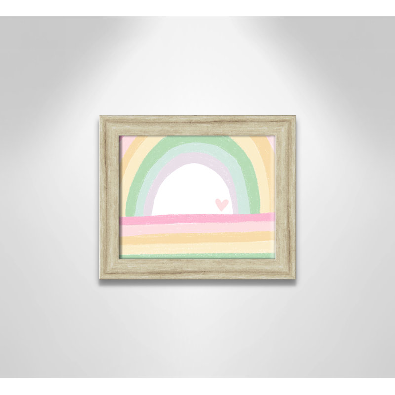 Décoration murale pour enfants, H 10 po x l 12 po x P 0,63 po, Beige Flat Framed